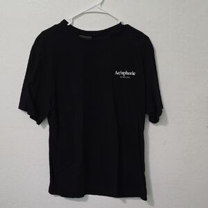 H&M Black Short Sleeve Tee for Casual Comfort